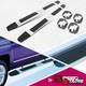 2pcs 6aluminum Side Step Bar Running Board For 19-22 Silverado Sierra Crew Cab