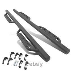 2pcs Running Board Drop Step Nerf Bar For 2007-2019 Sierra Silverado Crew Cab