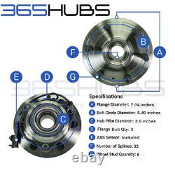 2x Front Wheel Bearing Hub for 2015 2016 2017 2018 2019 GMC Yukon & Yukon XL 4WD