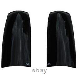 33814 Ventshade Tail Light Covers Lamps Set of 2 New Smoked for Chevy K2500 Pair