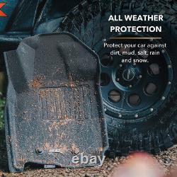 3D MAXpider All-Weather KAGU Series Floor Mats For 07-13 Silverado Sierra Crew
