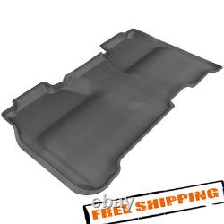 3D MAXpider Kagu 2nd Row Black Floor Liner for 14-19 Silverado/Sierra Crew Cab