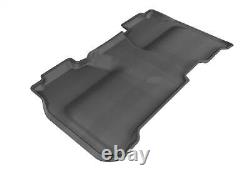 3D MAXpider Kagu 2nd Row Black Floor Liner for 14-19 Silverado/Sierra Crew Cab