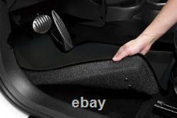 3D MAXpider Kagu 2nd Row Black Floor Liner for 14-19 Silverado/Sierra Crew Cab