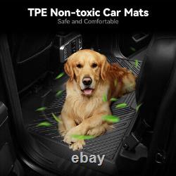 3W Floor Mats For Chevy Silverado/GMC Sierra Crew Cab 2019-2024 Weather Liner