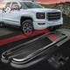 3 Black Round Running Board Side Step Bar For 00-19 Silverado Sierra Crew Cab