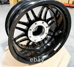 (4) 20X10 KG1 Forged Aristo Black & Machined Wheels 8x180 For Chevy/GMC 2500HD