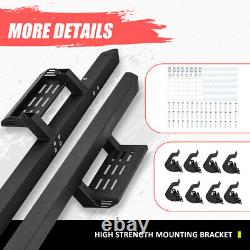 4.75OD Step Nerf Bar Square Running Board for Silverado Sierra Crew Cab 07-19