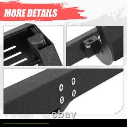 4.75OD Step Nerf Bar Square Running Board for Silverado Sierra Crew Cab 07-19