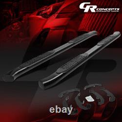 4 Curved Oval Step Bar Running Board For 2019-2022 Silverado/sierra Crew Cab