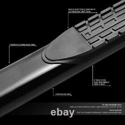 4 Curved Oval Step Bar Running Board For 2019-2022 Silverado/sierra Crew Cab