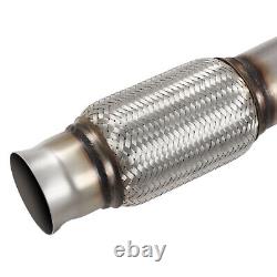 4 Muffler Tip Axle Cat Back Exhaust for 14-19 Silverado Sierra Ext/Crew Cab
