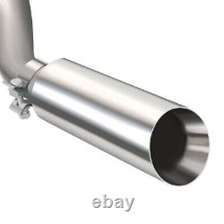 4 Muffler Tip Axle Cat Back Exhaust for 14-19 Silverado Sierra Ext/Crew Cab