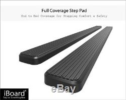 4 iBoard Running Boards Nerf Bars Fit 01-13 Chevy Silverado/GMC Sierra Crew Cab