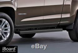 4 iBoard Running Boards Nerf Bars Fit 07-18 Chevy Silverado GMC Sierra Crew Cab