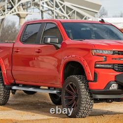 5.5 SS Flat Running Board Side Step Bar for 19-24 Silverado Sierra Crew Cab