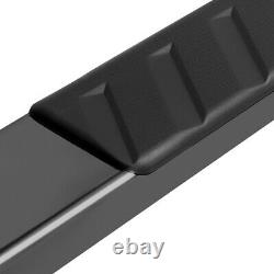 5 Black Stainless Running Board Step Bar for 07-19 Silverado/Sierra Crew Cab