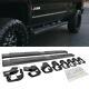 6 07-18 Silverado/sierra Crew Cab Nerf Bars Side Steps Running Boards Withcovers