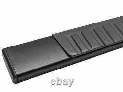 6 07-18 Silverado/Sierra Crew Cab Nerf Bars Side Steps Running Boards withCovers