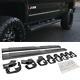 6 07-19 Silverado/sierra Crew Cab Nerf Bars Side Steps Running Boards Withcovers