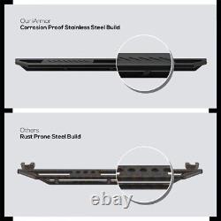 6.5 Running Boards Side Steps For 01-07 Chevy Silverado GMC Sierra Crew Cab