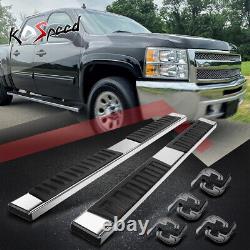 6.69 Step Bar Running Board for Silverado Sierra 1500 3500HD Crew Cab 2007-2019