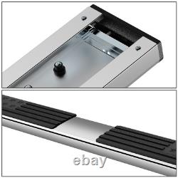6 Chrome Running Board Side Step Nerf Bar For 07-19 Silverado Sierra Crew Cab