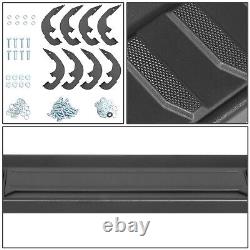 6 Flat Running Boards for 2019-2024 Silverado Sierra 1500 2500 3500 HD Crew Cab