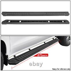 6 Flat Running Boards for 2019-2024 Silverado Sierra 1500 2500 3500 HD Crew Cab