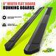 6 Flat Running Boards For Silverado Sierra 1500 2500 3500 Hd Crew Cab 19-24