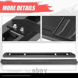 6 Flat Running Boards for Silverado Sierra 1500 2500 3500 HD Crew Cab 19-24