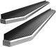 6 Running Board Side Steps Polished For 19-25 Silverado Sierra 1500 Crew Cab