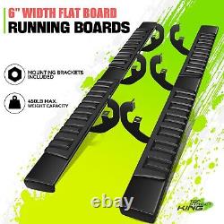6 Step Bar Running Boards for Silverado/Sierra 1500 2500 3500HD Crew Cab 19-25