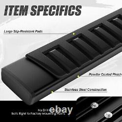 6 Step Bar Running Boards for Silverado/Sierra 1500 2500 3500HD Crew Cab 19-25