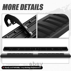 6 Step Bar Running Boards for Silverado/Sierra 1500 2500 3500HD Crew Cab 19-25