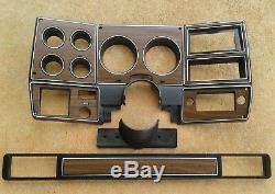 73-80 chevy GMC NEW pickup truck dash bezel gauge cluster cover woodgrain wood