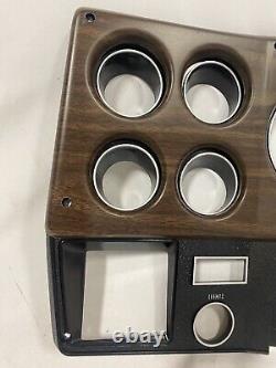 75-77 NEW Woodgrain Chevy GMC pickup truck dash bezel gauge cluster cover