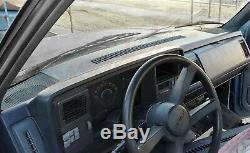 88-94 Chevy GMC C1500 K1500 Molded Dash Cover Overlay Skin withGrille Black