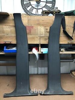 99-06 Chevrolet Silverado GMC Sierra Crew Cab LH RH B Pillar Trim PAIR Dk Pewter