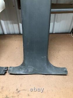 99-06 Chevrolet Silverado GMC Sierra Crew Cab LH RH B Pillar Trim PAIR Dk Pewter