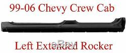 99 06 LEFT Extended Crew Cab Rocker Chevy GMC Truck 1.2MM Silverado 901-04BL