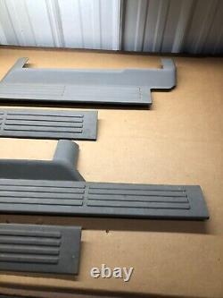 99-06 LH RH Front Rear Door Sill Plate Crew Silverado Sierra Avalanche GREY set