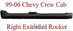 99 06 RIGHT Extended Crew Cab Rocker Chevy GMC Truck 1.2MM Silverado 901-04BR
