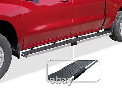 APS 6 Wheel-to-Wheel Side Steps Fit 19-24 Silverado Sierra Crew Cab 5.5ft Bed