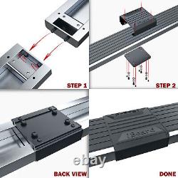 APS 6 Wheel-to-Wheel Side Steps Fit 19-24 Silverado Sierra Crew Cab 5.5ft Bed