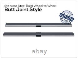 APS 6 Wheel-to-Wheel Side Steps Fit 19-24 Silverado Sierra Crew Cab 5.5ft Bed