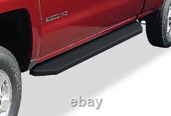 APS Black Running Boards Style Fit 01-07 Chevy Silverado GMC Sierra Crew Cab