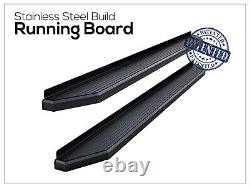 APS Black Running Boards Style Fit 01-07 Chevy Silverado GMC Sierra Crew Cab