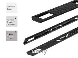 APS Black Steel SR1 Off-road Board Fit 07-18 Chevy Silverado GMC Sierra Crew Cab