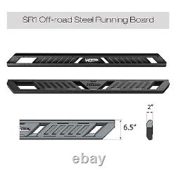 APS Black Steel SR1 Off-road Board Fit 07-18 Chevy Silverado GMC Sierra Crew Cab